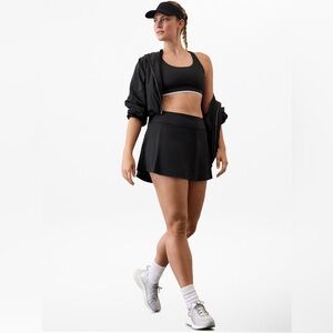 Athleta Black Ace High Rise Tennis Skort, size L